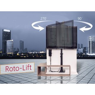 TV Lift höhenverstellbar und drehber bis 70, PREMIUM-K3-RotoLift