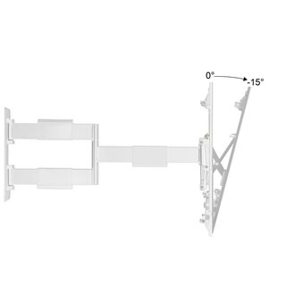 Support mural TV ultra plat pour 32-60 blanc, Xantron SLIMLINE-A-466-W